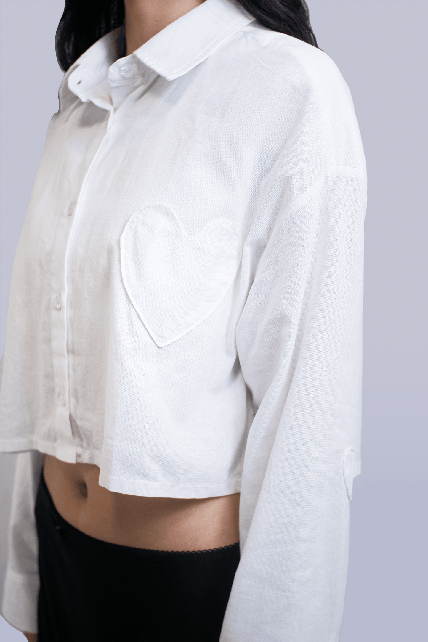 Cher Crop Button Down